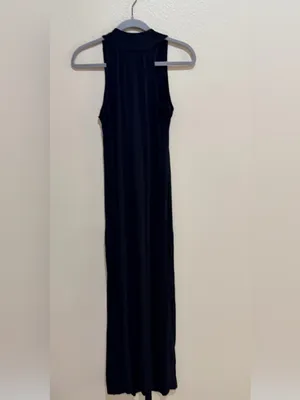 Motherhood Maternity Black Sleeveless V-Neck Maxi Dress Size S thumbnail 2