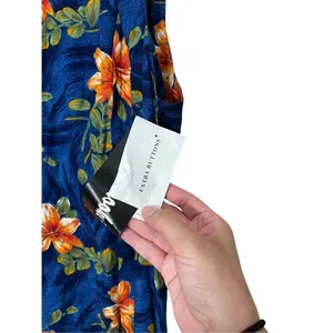 Vintage Jamie‎ Brooke 90s Blue Flower Print Maxi Dress Size 13 thumbnail 4