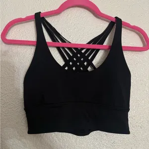 Lululemon Free to Be Moved Bra black color size 6 thumbnail 4