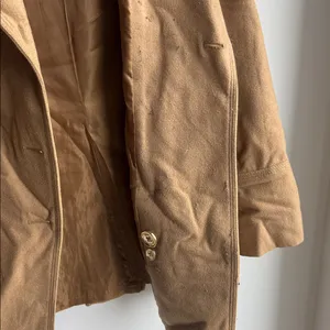 Michael Kors Camel Double-Breasted Pea Coat Size 4 thumbnail 10