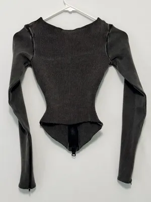 The K Label Kache ribbed Top size Small Black thumbnail 13