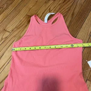 Lululemon NWT Base Pace Ribbed Tank Top in Raspberry‎ Cream Size 4 thumbnail 7