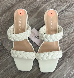 Sincerely Jules Iris Double Braided Mules Heeled Sandals thumbnail 3