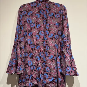 Free People boho style floral tunic size small thumbnail 8