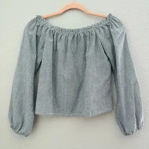 Brandy Melville Striped Off The Shoulder Top‎ thumbnail 2