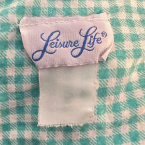 Leisure Life Vintage Gingham Lounge House Dress XL thumbnail 13