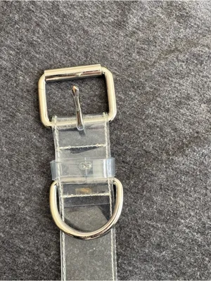 Urban Outfitters Clear Vinyl Grommet Belt thumbnail 3