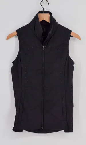 Lululemon Run For Cold Vest Black Women's 4 PrimaLoft Insulated Water Repellent thumbnail 1