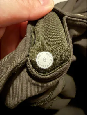 Lululemon All the Right Places Crop II Dark Olive thumbnail 8