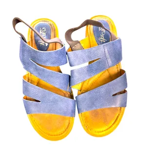 Eurosoft Nadine Blue Comfort Footbed Slingback Modified Sandals Womens Size 8M thumbnail 4