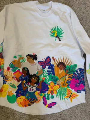 White long sleeve Encanto tee thumbnail 2
