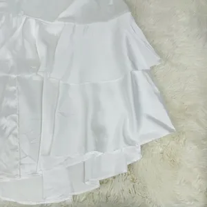 SHOW ME YOUR MUMU‎ Reese White Ruffle Dress Size 1X Bridal Shower Beach Wedding thumbnail 10