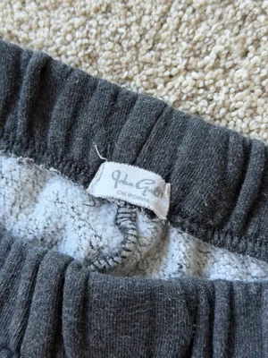 Brandy Melville John Galt Cuffed Sweatpants Grey Rosa Jogger Small thumbnail 3