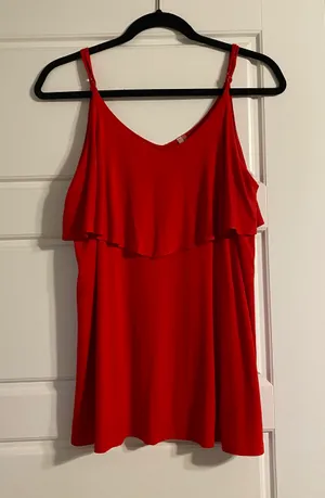 Dress Up red tank top thumbnail 3