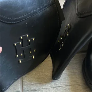 Tommy Hilfiger Black Over the Knee Boots Sleek Design thumbnail 2