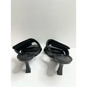 Abound Sandals Womens Size 5 Qarly‎ Heeled Black Square Toe Slip On Heels thumbnail 5