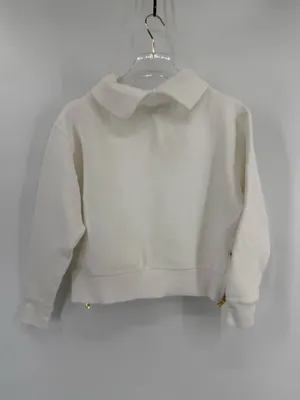 Varley “Simon” Ribbed Cotton White Sweater‎ size medium thumbnail 3