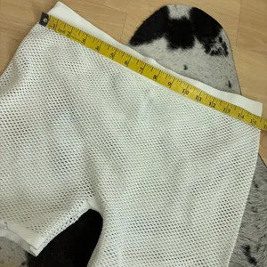 SKIMS White Marble Perforated Seamless Shorts Coverup Size‎ 3X thumbnail 6