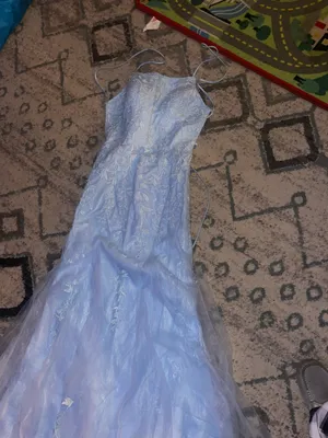 Levetir blue tulle and lace dress sz.S thumbnail 7
