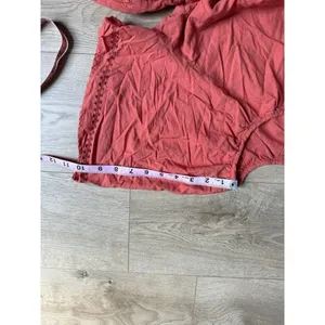 EUC Beach Lunch Lounge Collection Embroidered Tiered Midi Dress Size M Boho thumbnail 8