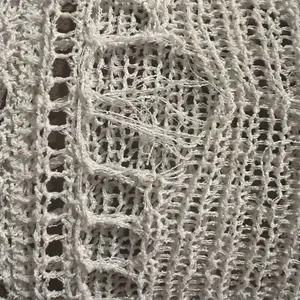 Pol Women’s Crochet Top Large‎ Cover Up Oversized Flawed thumbnail 7