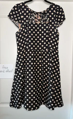 Anthropologie Polka Dot Dress thumbnail 1