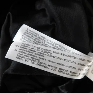 NWT!! ZARA Black Velvet Dress Ruffled Tulle Sleeves Rhinestone Party Cocktail thumbnail 13