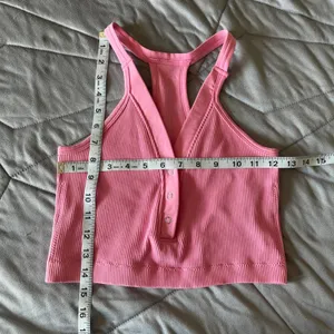 Pro-Fit Women's Seamless Ribbed Crop Tank Top Pink Size L thumbnail 11