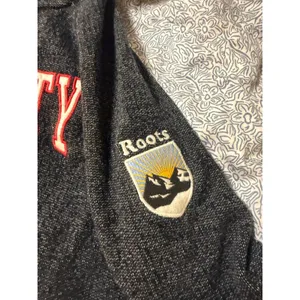 Roots Park City Full‎ Zip Hoodie Jacket Charcoal Gray Size Large Beaver thumbnail 3