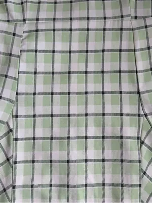 Altar’d State Plaid Fit & Flare Mini Dress Large Green Y2K thumbnail 4