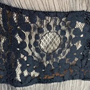 Foxiedox Tristan Lace & Chiffon black maxi dress size L thumbnail 12