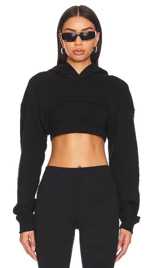 Alo Shrug Yoga Cropped Hoodie thumbnail 1