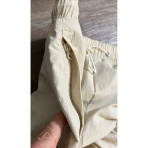 Wilo The Label Cream Windbreaker‎ Jogger Small Zip Pocket Athleisure Pants thumbnail 9