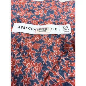 Rebecca Minkoff Floral Peasant Dress XXL Boho Smocked Tiered Mini -‎ AS IS thumbnail 10