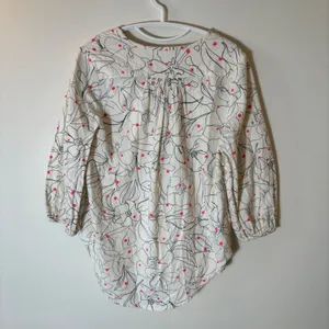 Maeve‎ Anthropologie Bethesda Floral Flannel Top Size Small thumbnail 7