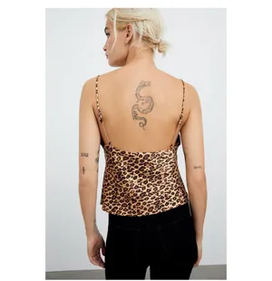 ZARA Cheetah Top thumbnail 4
