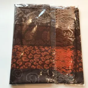 Women Paisley Pashmina Shawl Wrap Colorful Pattern Rave Winter Oversized Scarf thumbnail 4