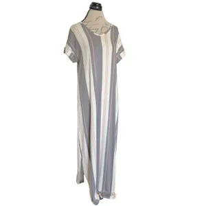 Lularoe Womens Dress Small Maxi Macy Striped Casual Modern Trendy Retro Spring thumbnail 3