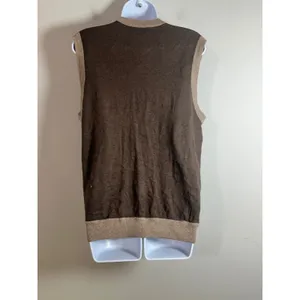 Banana Republic Womens Brown Cotton Button Front Cardigan Sweater‎ Vest Small thumbnail 7