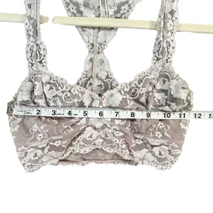 Free People Intimately‎ Bra Bralette XS Beige Lace Stretch Fit Racerback Lined thumbnail 5