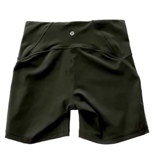 Lululemon Train Times Short 6" Inseam Dark Olive Size 8 thumbnail 8