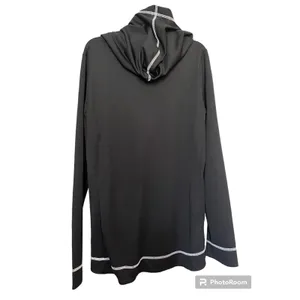 Alo CoolFit Black 1/4‎ zip athletic top size XL thumbnail 2