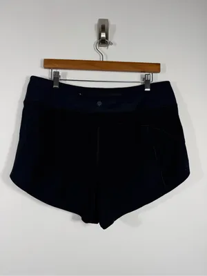 Athleta Run With It 3.5” Shorts Women’s L Black Lined Running Athletic thumbnail 2