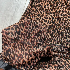 Vintage Y2K top sequin mesh leopard print womens Brown Black (small) lingerie thumbnail 4