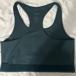 Girlfriend Collective Emerald Green Workout Top thumbnail 4