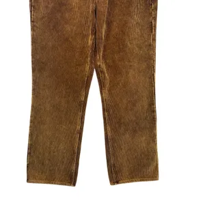 Teddy Fresh‎ Brown Pleated Corduroy Pants Straight Leg 100% Cotton 31 thumbnail 4