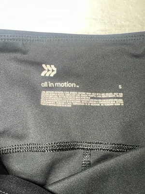 all in motion High-Rise Bike Shorts — Black thumbnail 2