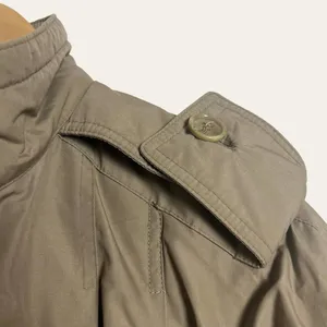 Vintage Thermaster Khaki Wool Insulated Trench Coat Size 6 thumbnail 7