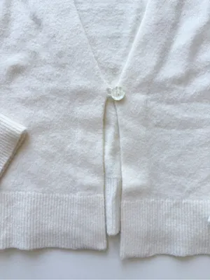 NWT Abercrombie & Fitch Cream Cardigan Size Large thumbnail 4