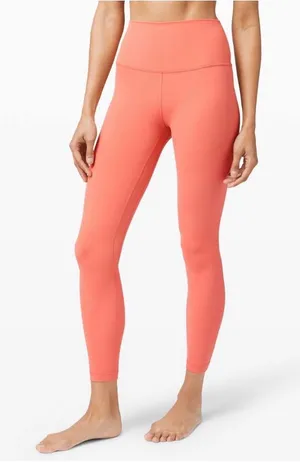 Lululemon Athletica Align Pant II 25" Cool Rustic Coral 6 Leggings thumbnail 1